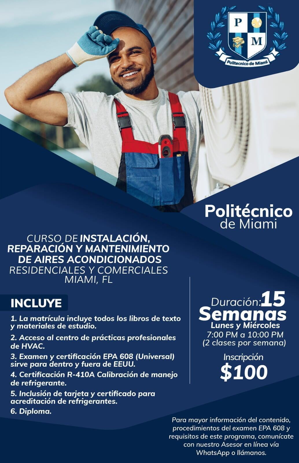 Curso de HVAC-15 Semanas: