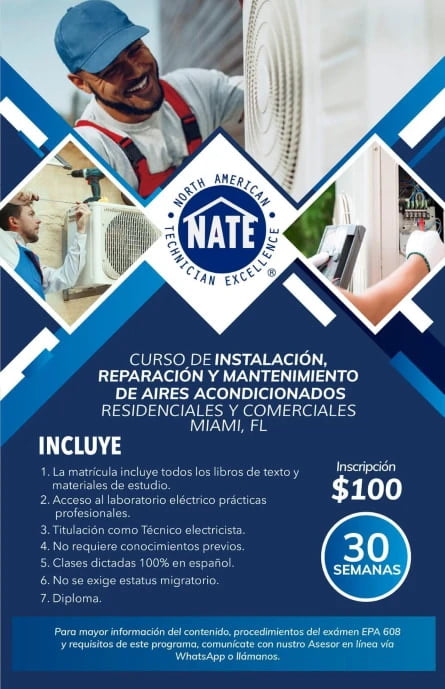 curso de HVAC en Miami