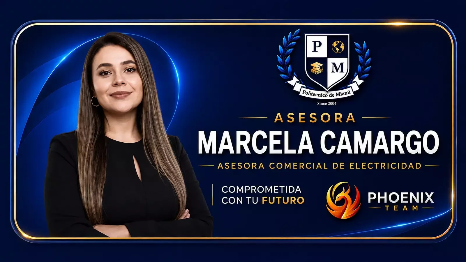 Marcela Camargo, asesora comercial de Electricidad del Politécnico de Miami