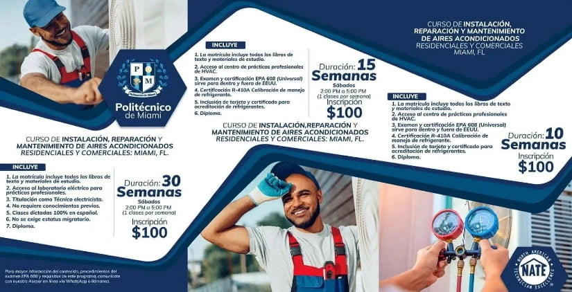 Certificación HVAC en español