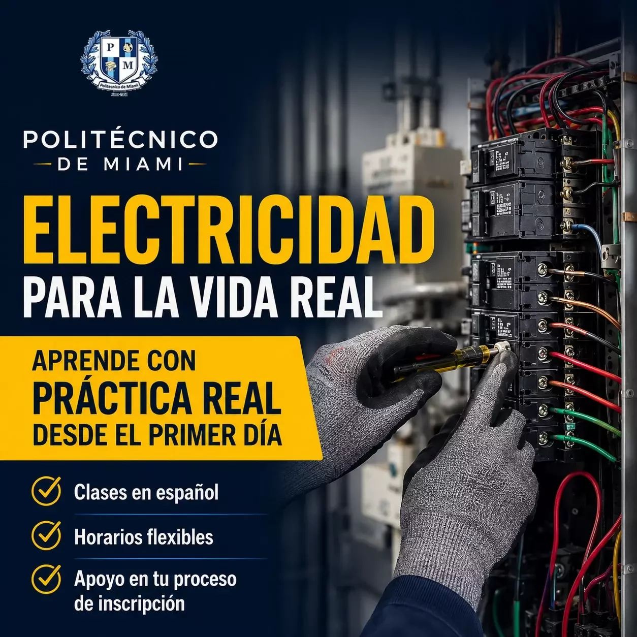 Marcela Camargo ofrece orientación para Electricidad 15 semanas