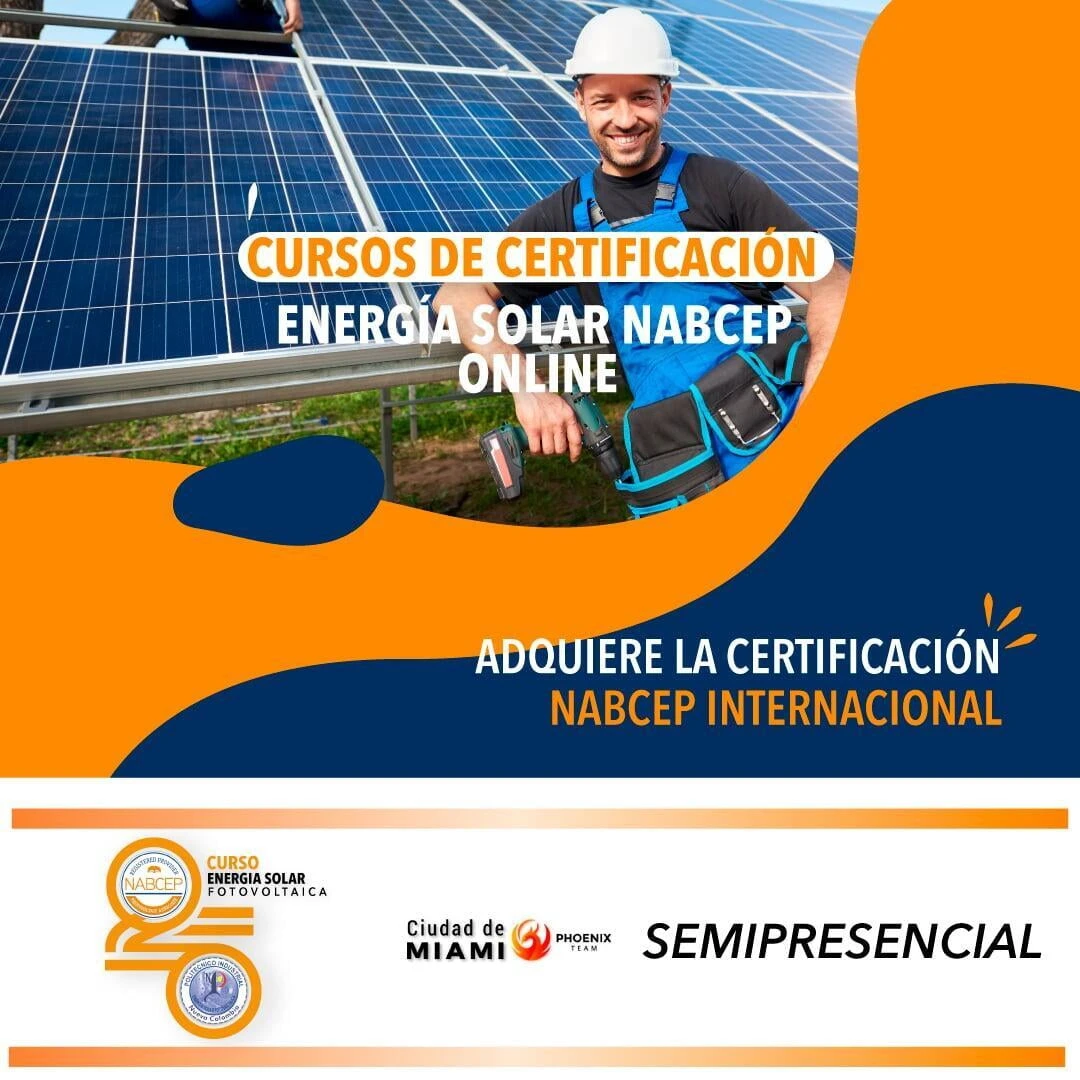 FV-301 Diseño e Instalacion Fotovoltaica Avanzada Certificación NABCEP EN ESPAÑOL ONLINE.