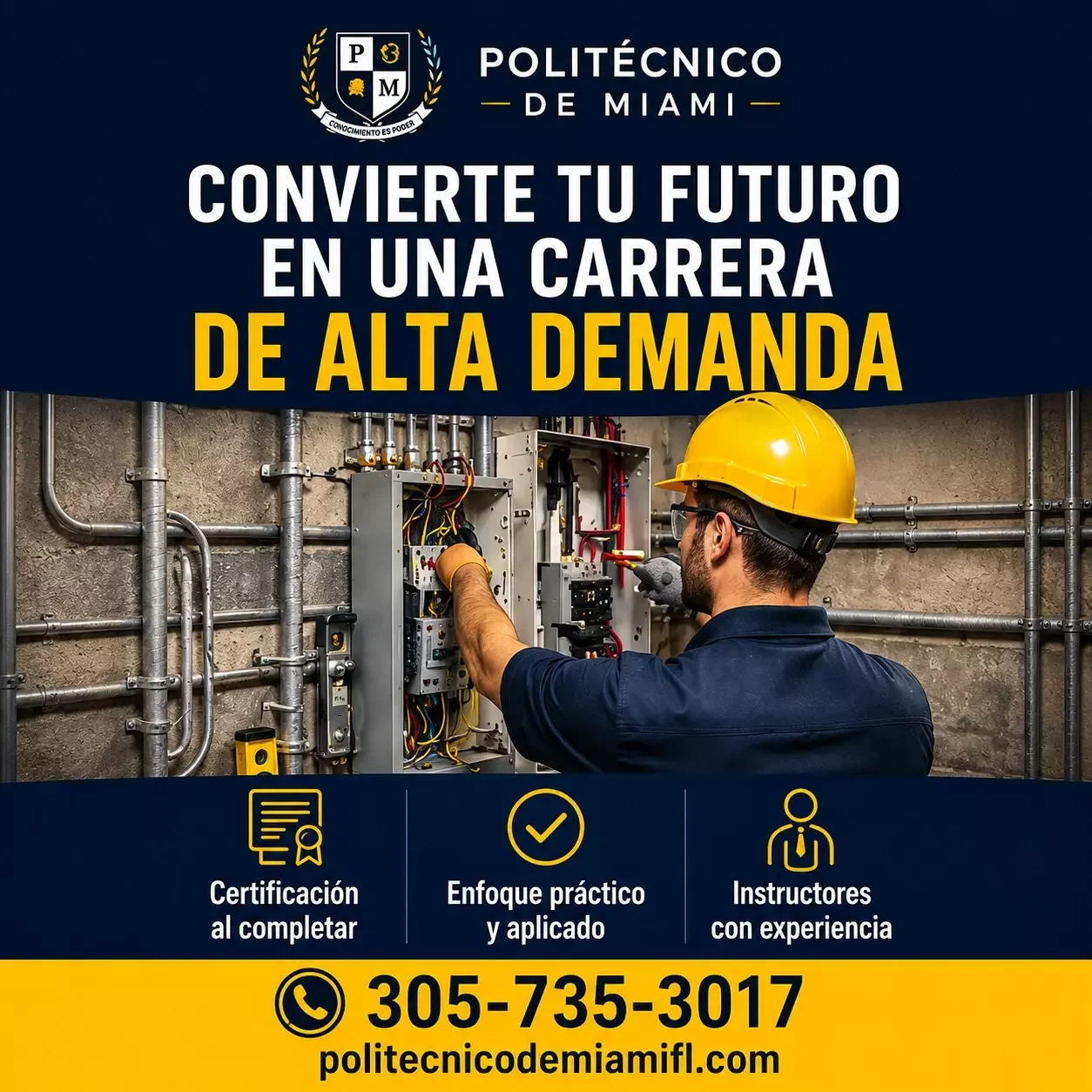 Curso de electricidad aplicada a construcción en Miami