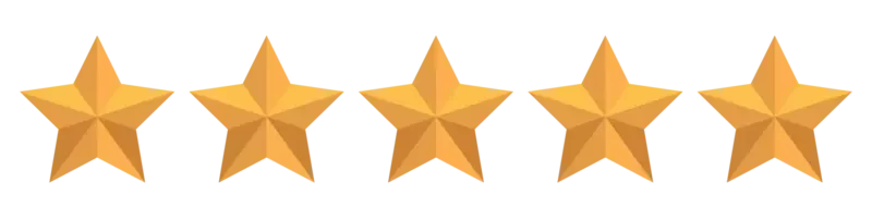 Calificación de 5 estrellas por estudiante satisfecho